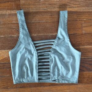 Stylish Gray Women's Top